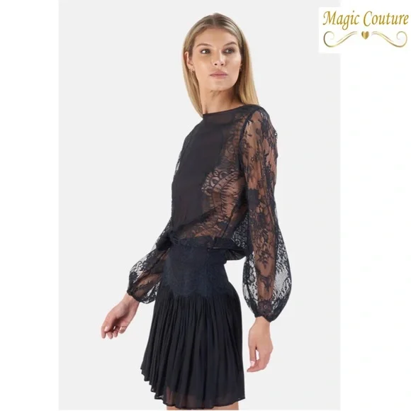Magali Pascal Lou Sheer Lace Dress